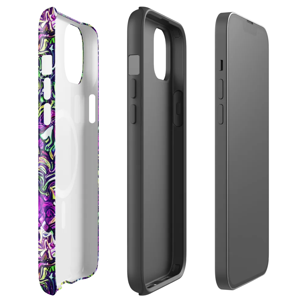 Psychedelic Jungle on MagSafe Tough Case for iPhone® — Front