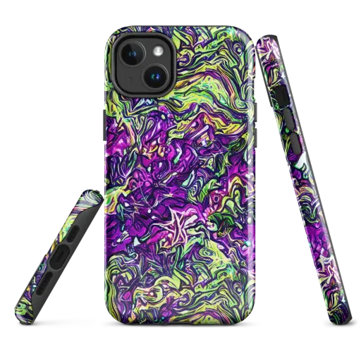 Psychedelic Jungle on a MagSafe Tough Case for iPhone®