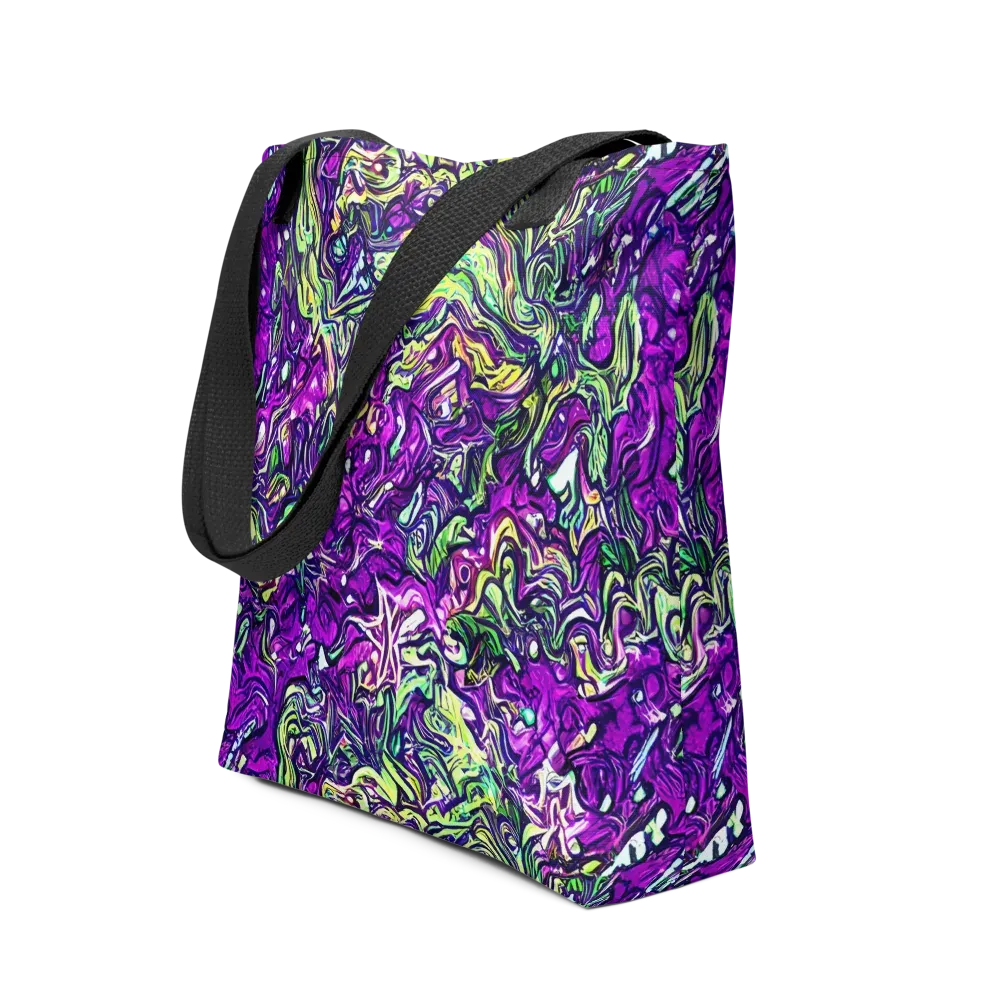 Psychedelic Jungle on Tote Bag — Front
