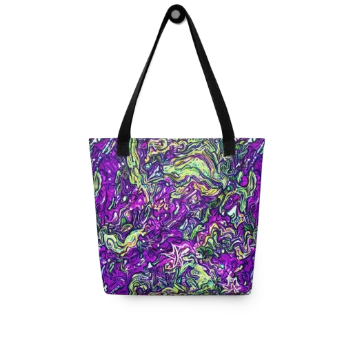 Psychedelic Jungle on a Tote Bag