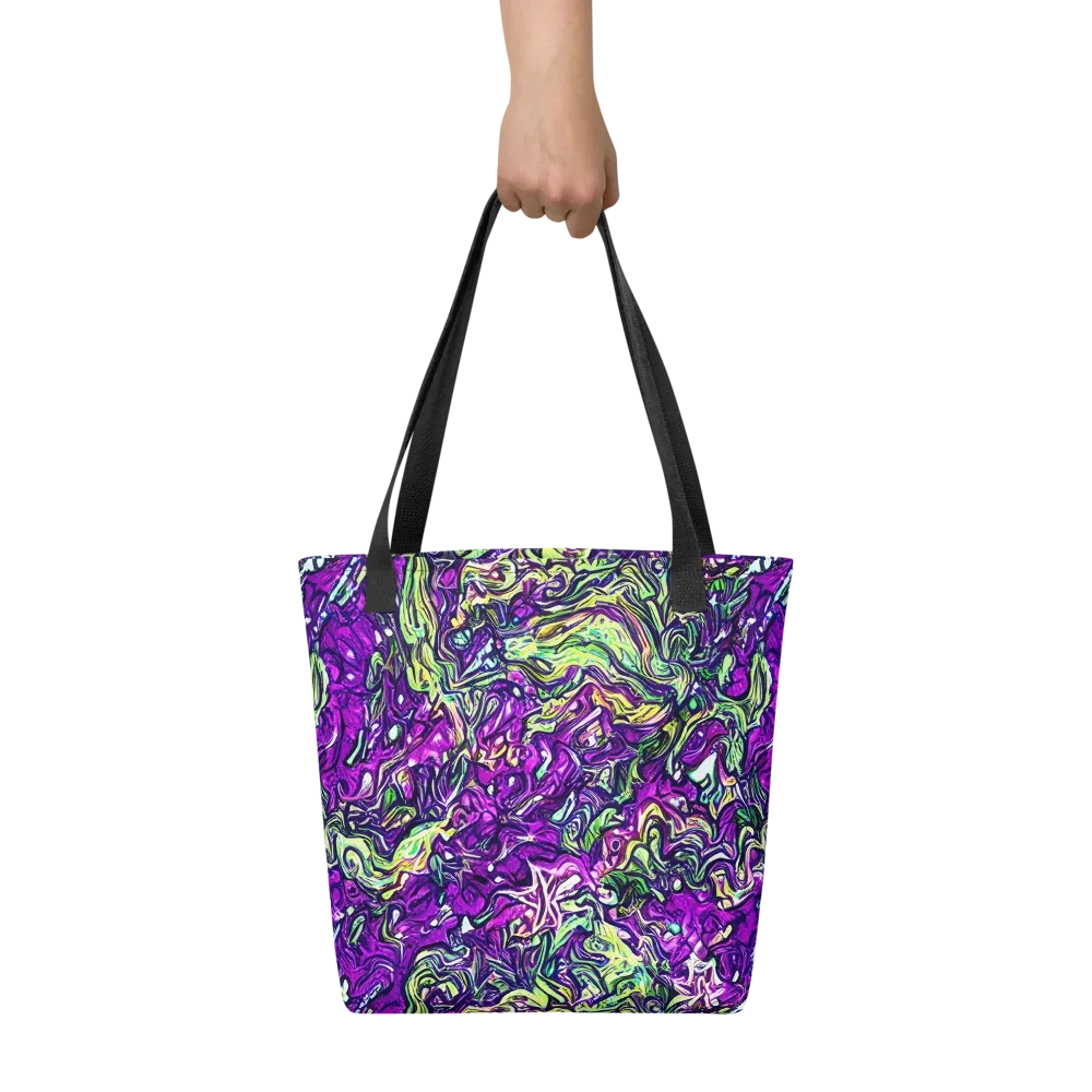 Psychedelic Jungle on Tote Bag — Front