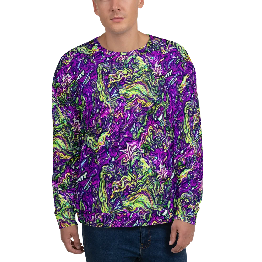 Psychedelic Jungle on Sweatshirt — Front
