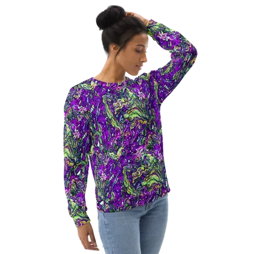Psychedelic Jungle on a Sweatshirt