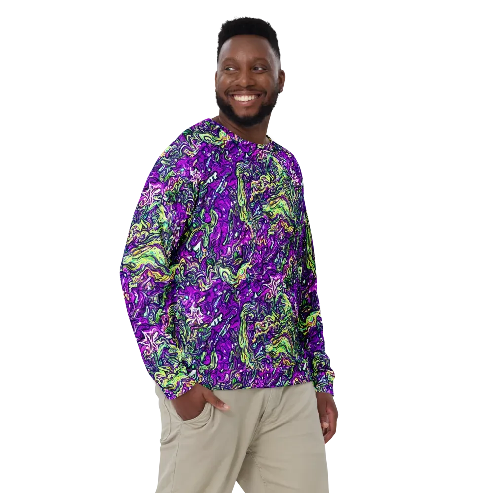 Psychedelic Jungle on Sweatshirt — Front