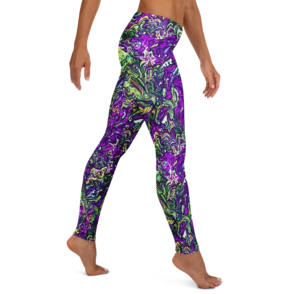 Psychedelic Jungle on Leggings — Right