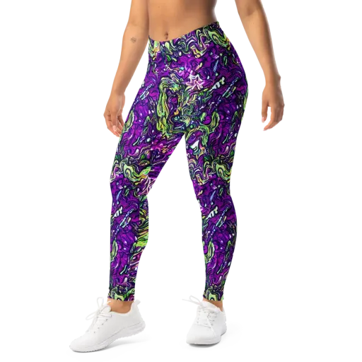 Psychedelic Jungle on a Leggings