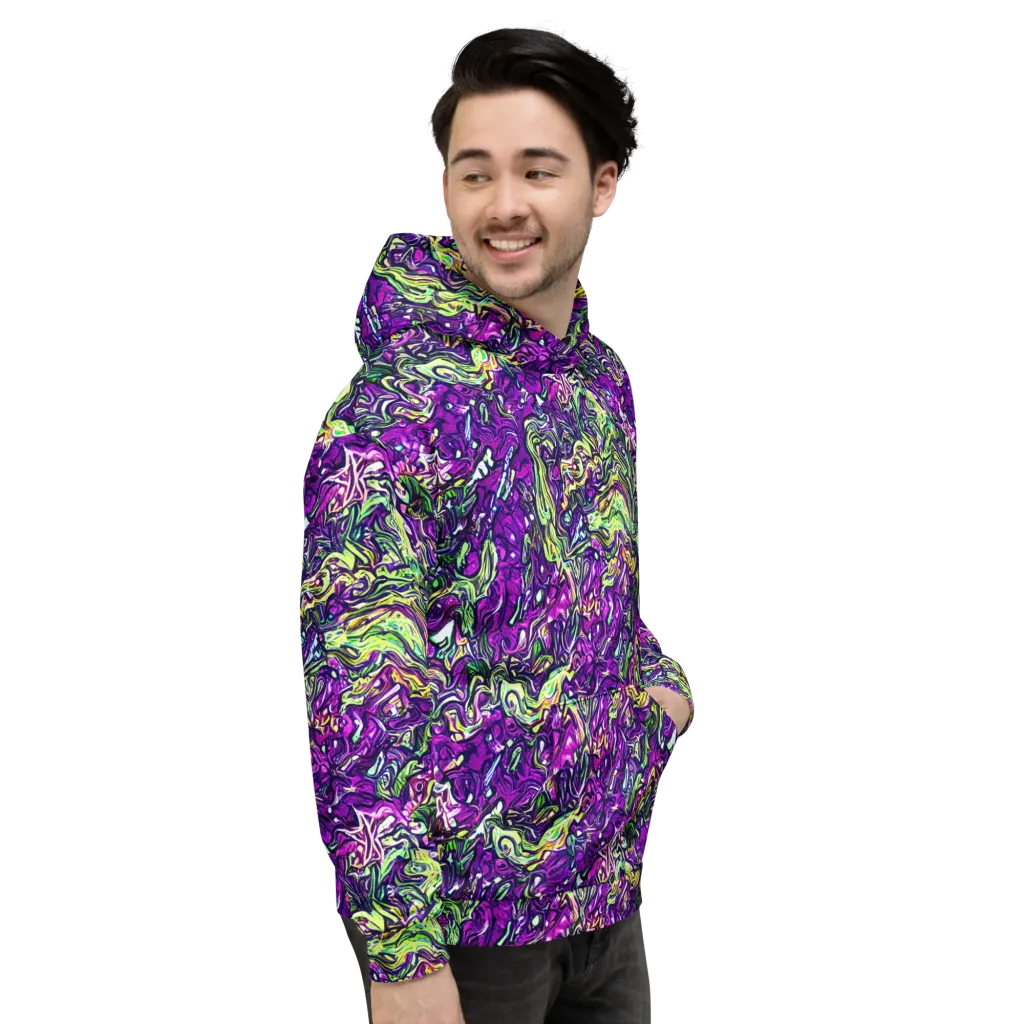 Psychedelic Jungle on Hoodie — Right