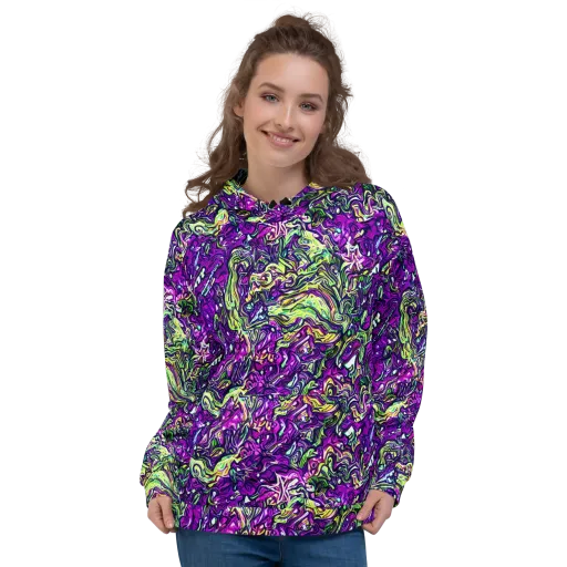 Psychedelic Jungle on a Hoodie