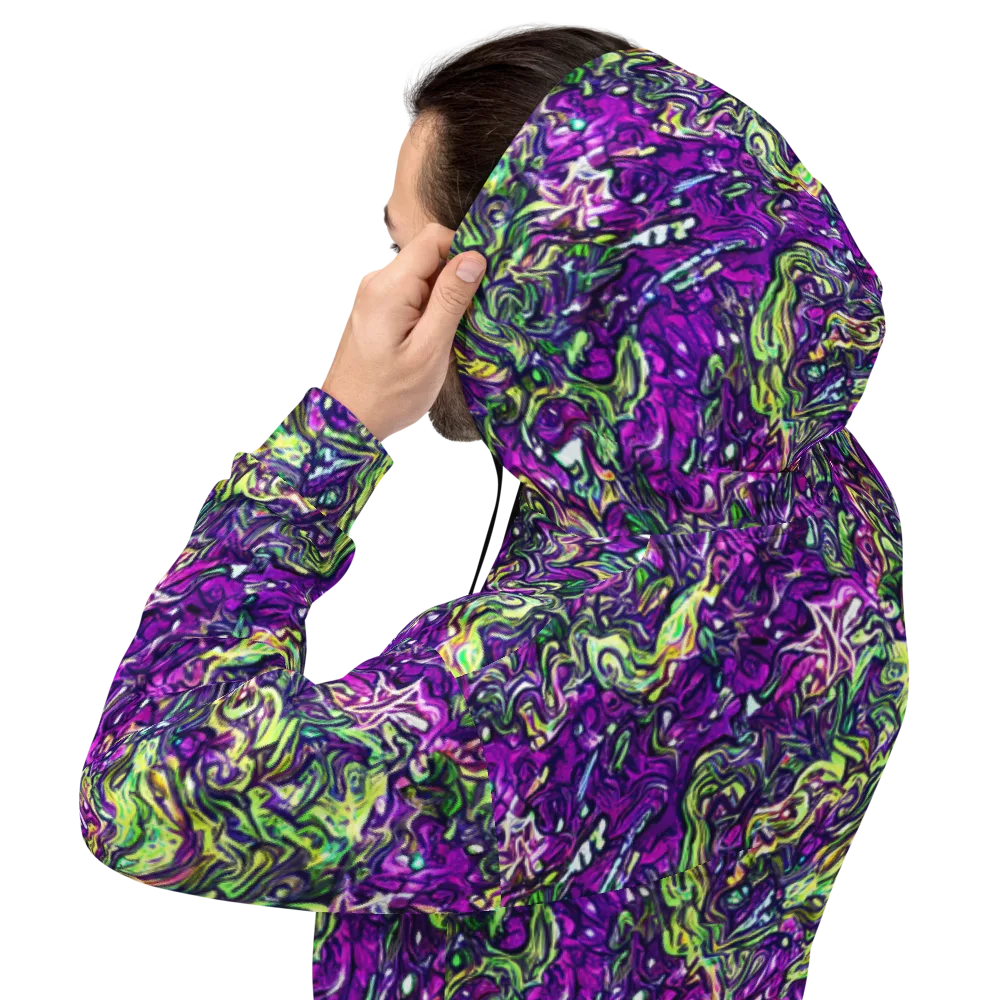 Psychedelic Jungle on Hoodie — Back