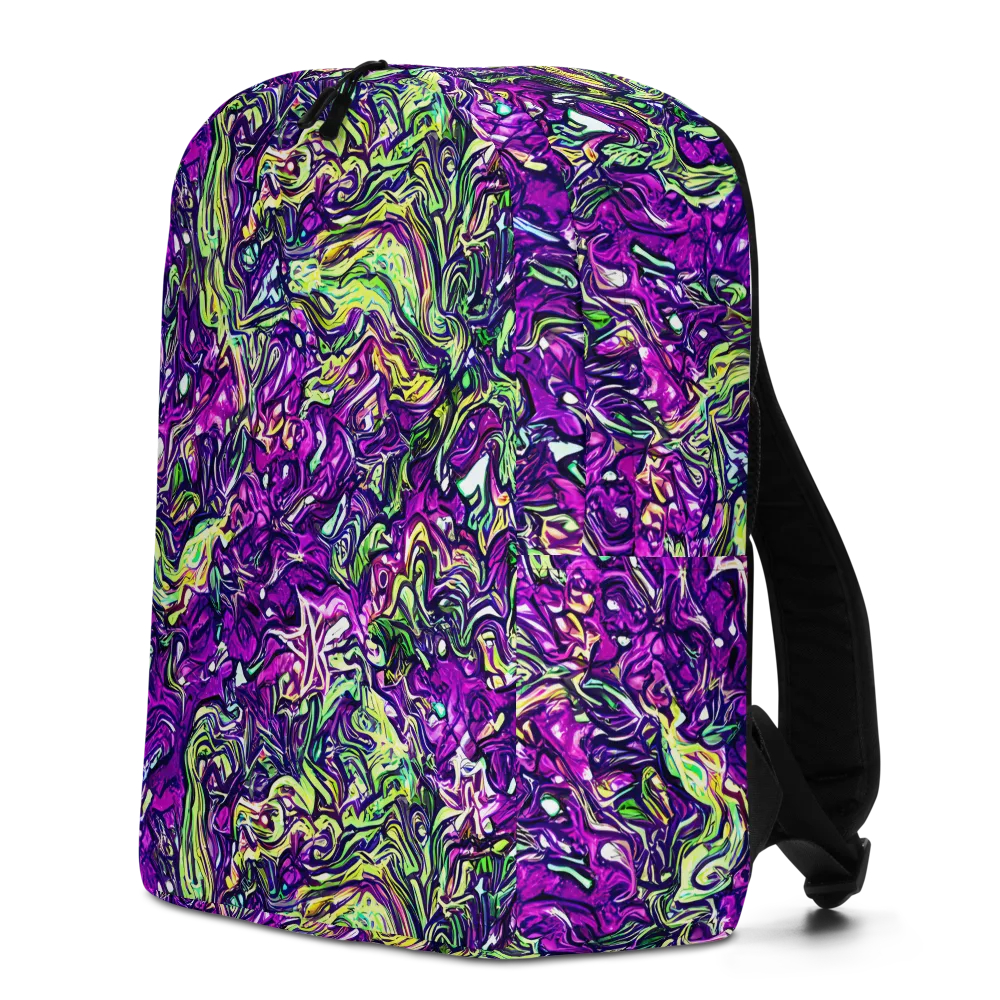 Psychedelic Jungle on Minimalist Backpack — Left