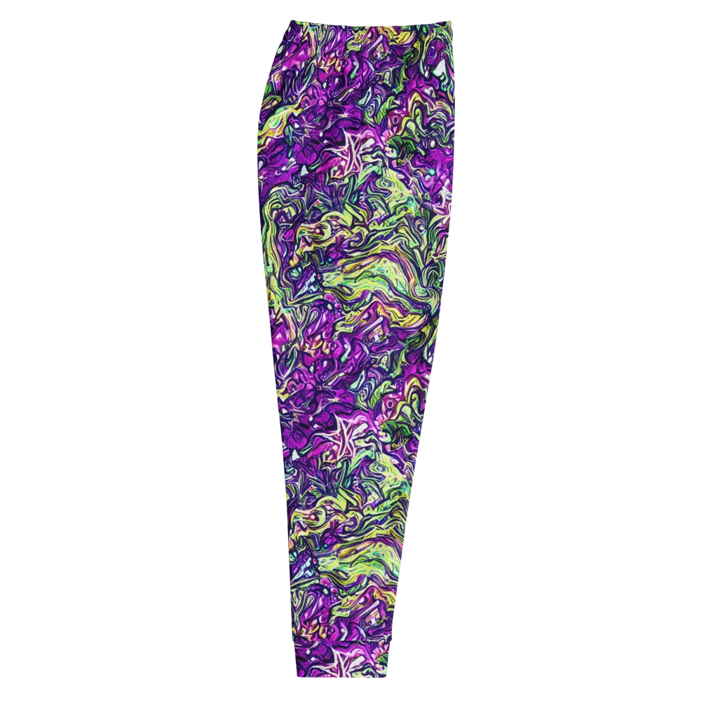 Psychedelic Jungle on Men's Joggers — Right