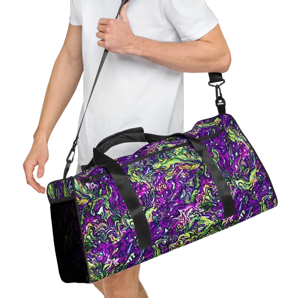 Psychedelic Jungle on Duffle Bag — Right Front