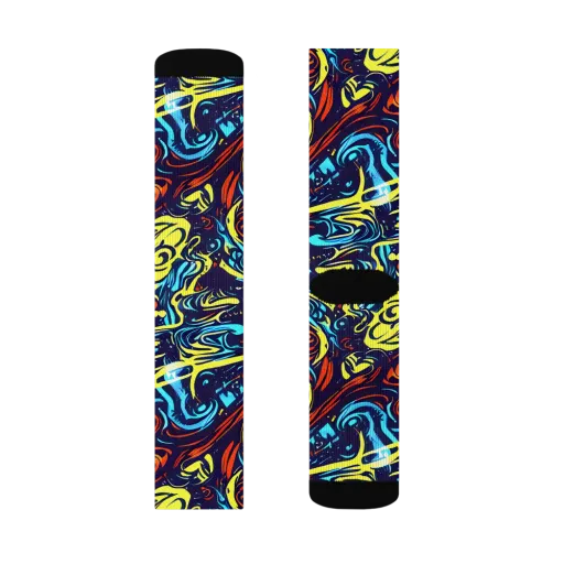 Vivid Whirlwind on a Socks