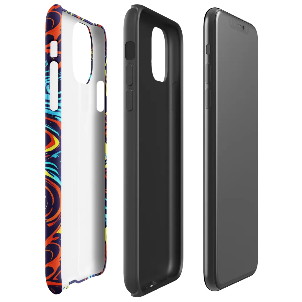 Vivid Whirlwind on Tough Case for iPhone® — Right