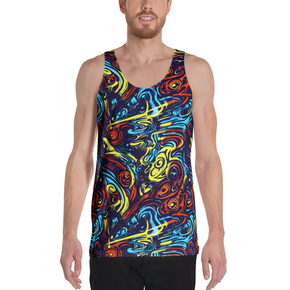 Vivid Whirlwind on Men's Tank Top — Front