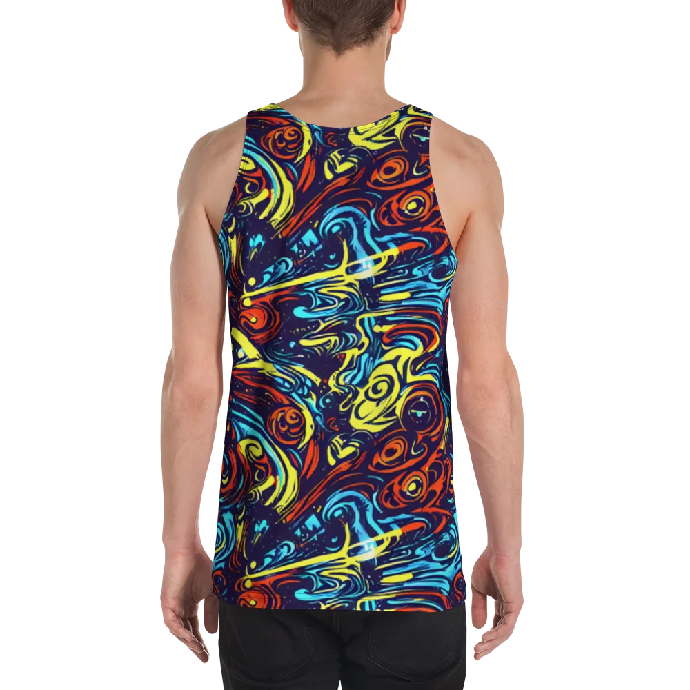 Vivid Whirlwind on Men's Tank Top — Back