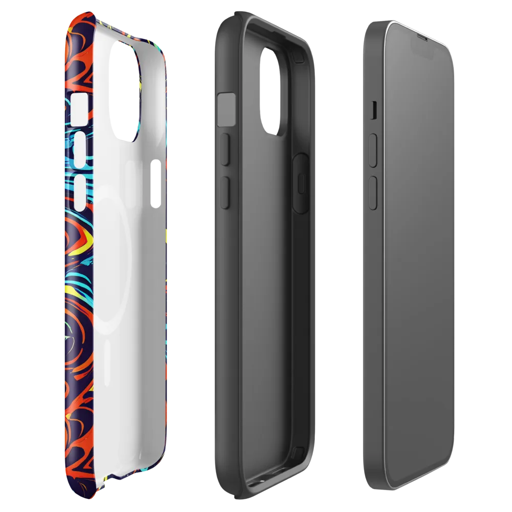 Vivid Whirlwind on MagSafe Tough Case for iPhone® — Front