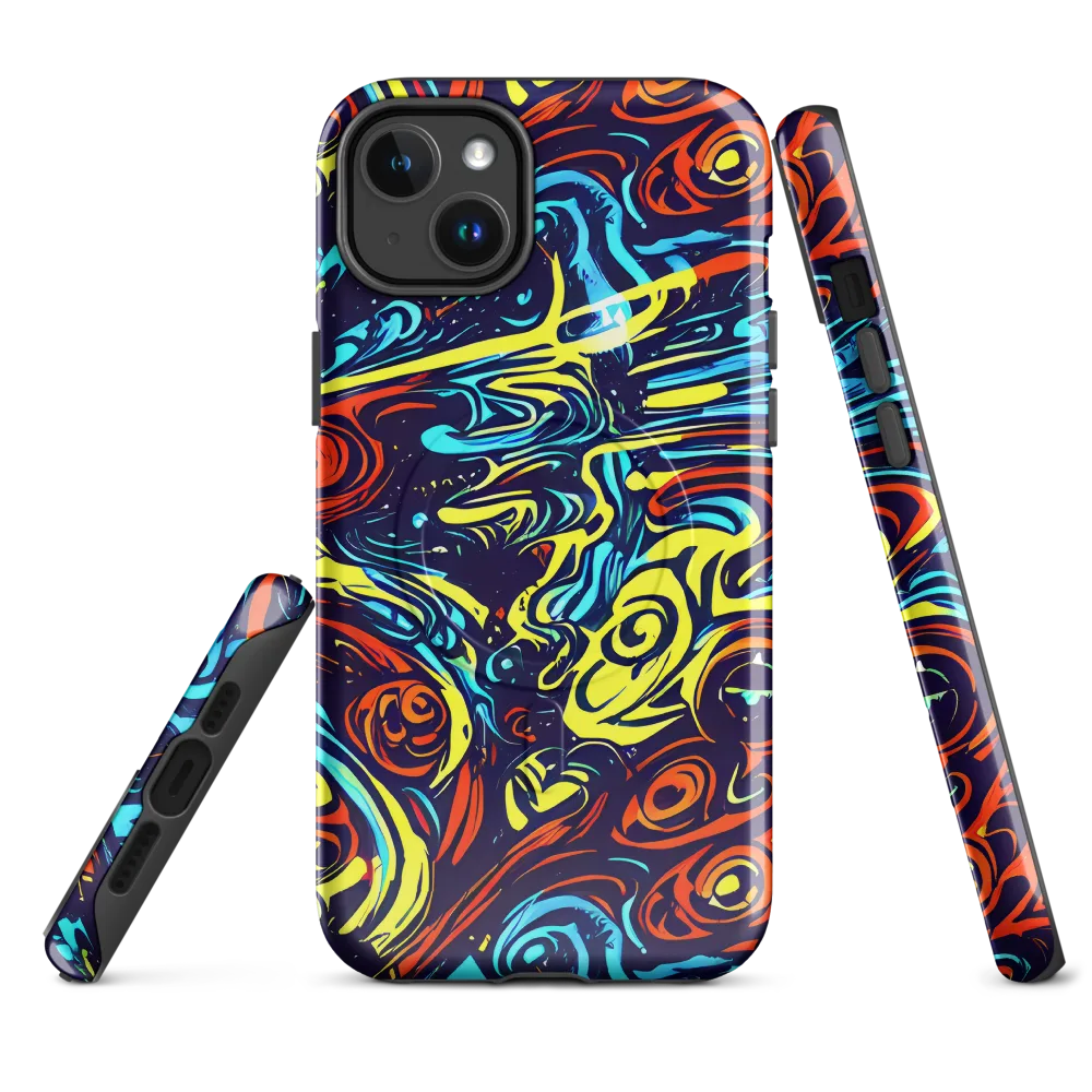 Vivid Whirlwind on MagSafe Tough Case for iPhone® — Front