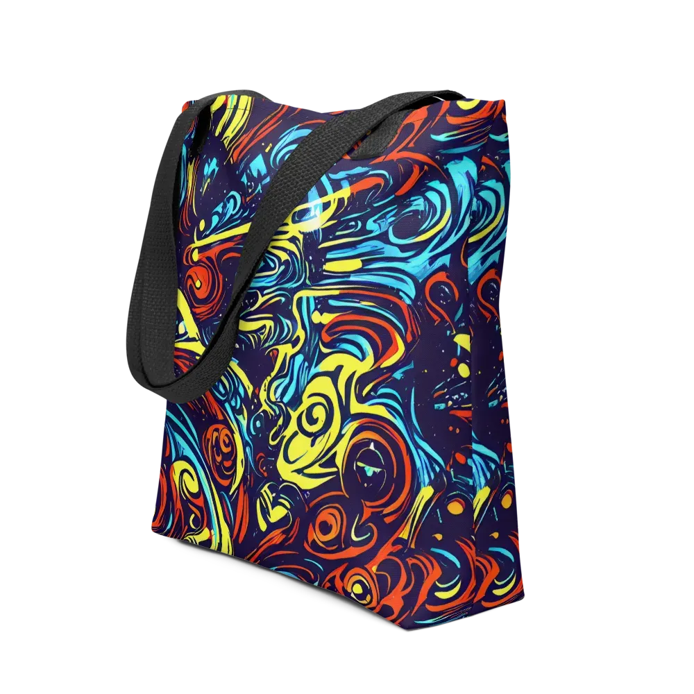 Vivid Whirlwind on Tote Bag — Front