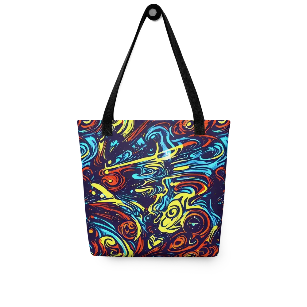 Vivid Whirlwind on Tote Bag — Front