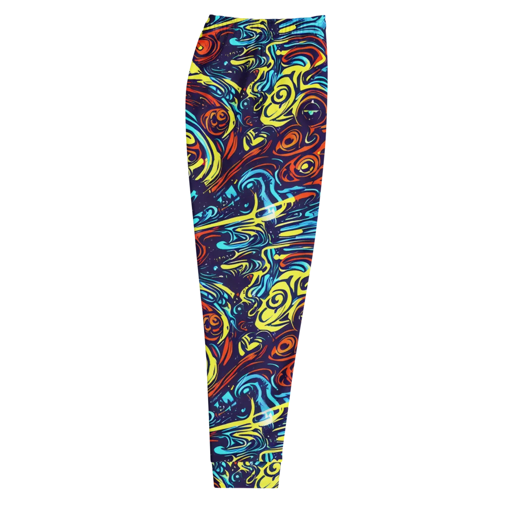 Vivid Whirlwind on Men's Joggers — Right