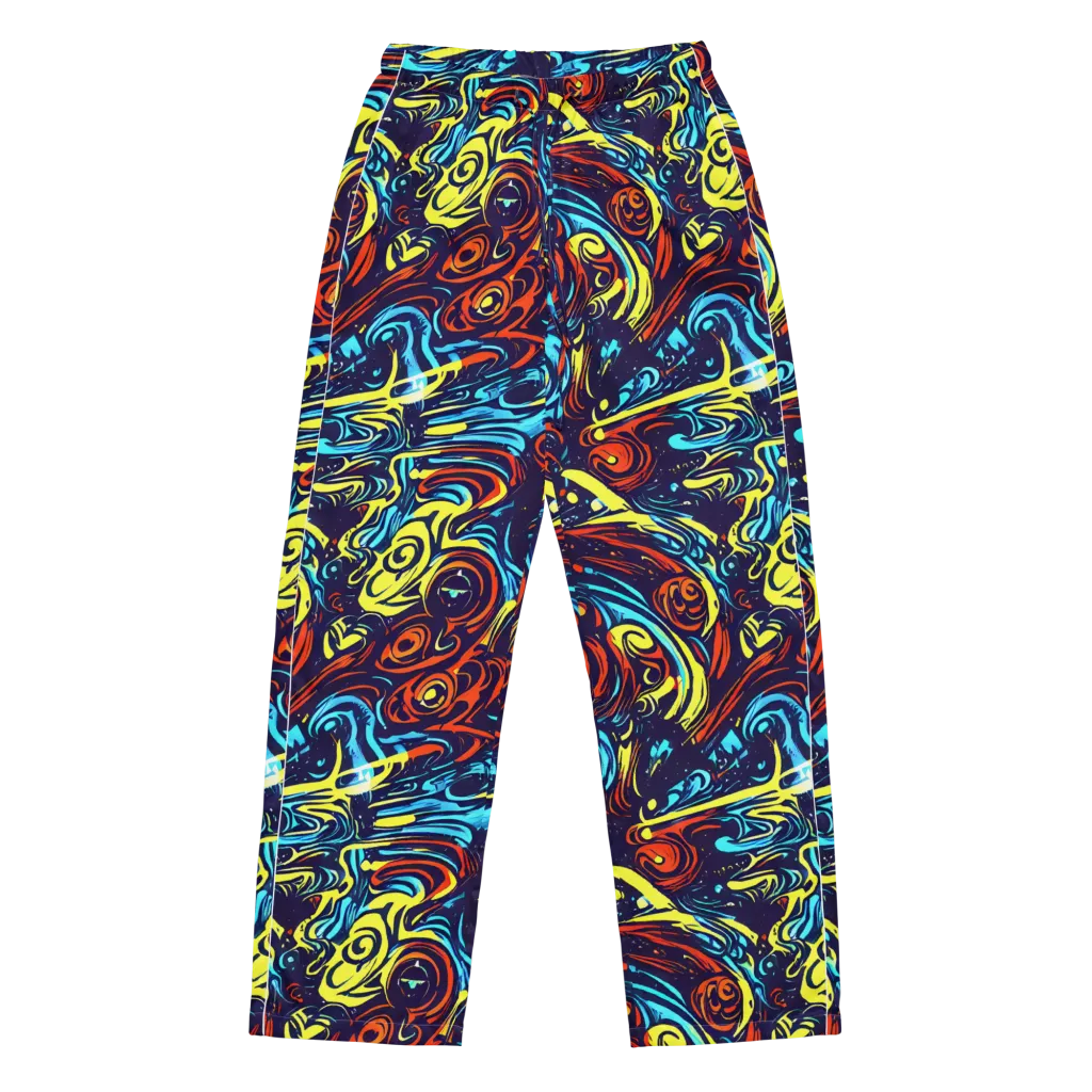 Vivid Whirlwind on Women's Pajama Pants — Front