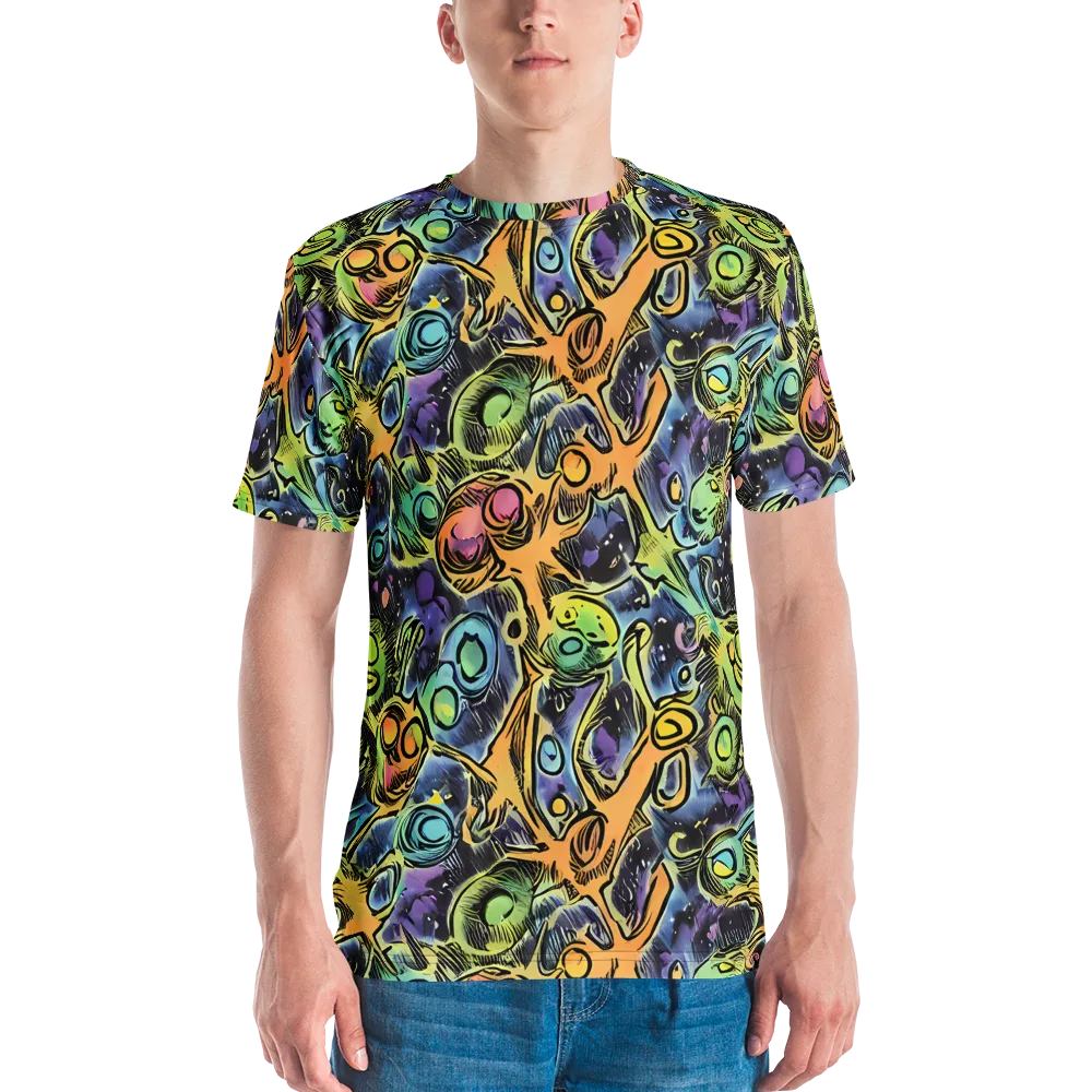 Psychedelic Relics on Men's Crew Neck T-Shirt — Front