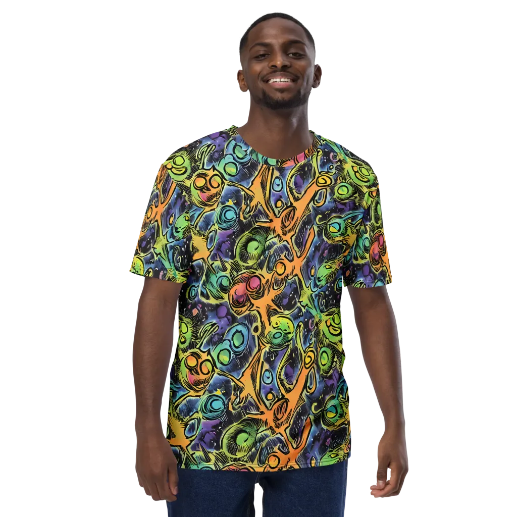 Psychedelic Relics on Men's Crew Neck T-Shirt — Front
