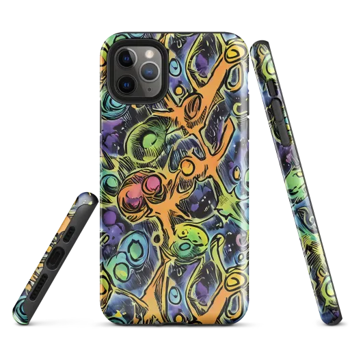 Psychedelic Relics on a Tough Case for iPhone®