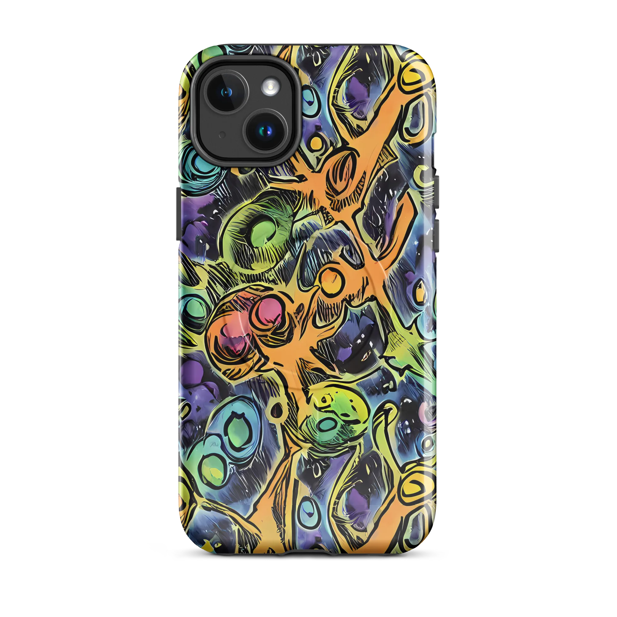 Psychedelic Relics on MagSafe Tough Case for iPhone® — Front