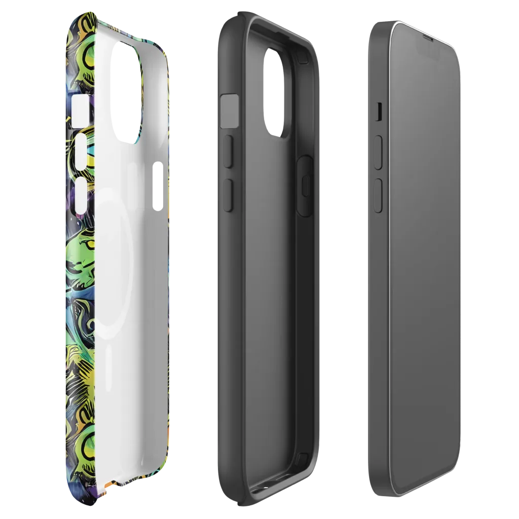 Psychedelic Relics on MagSafe Tough Case for iPhone® — Front