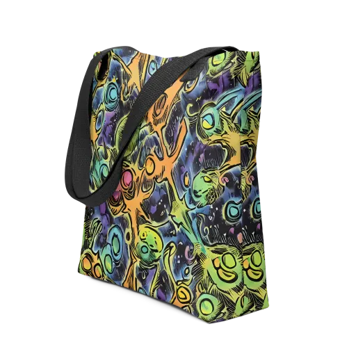 Psychedelic Relics on a Tote Bag