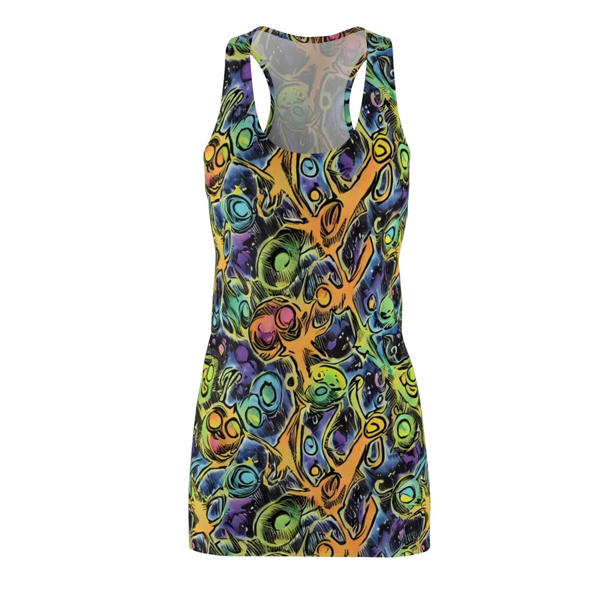 Psychedelic Relics on Racerback Dress — Front