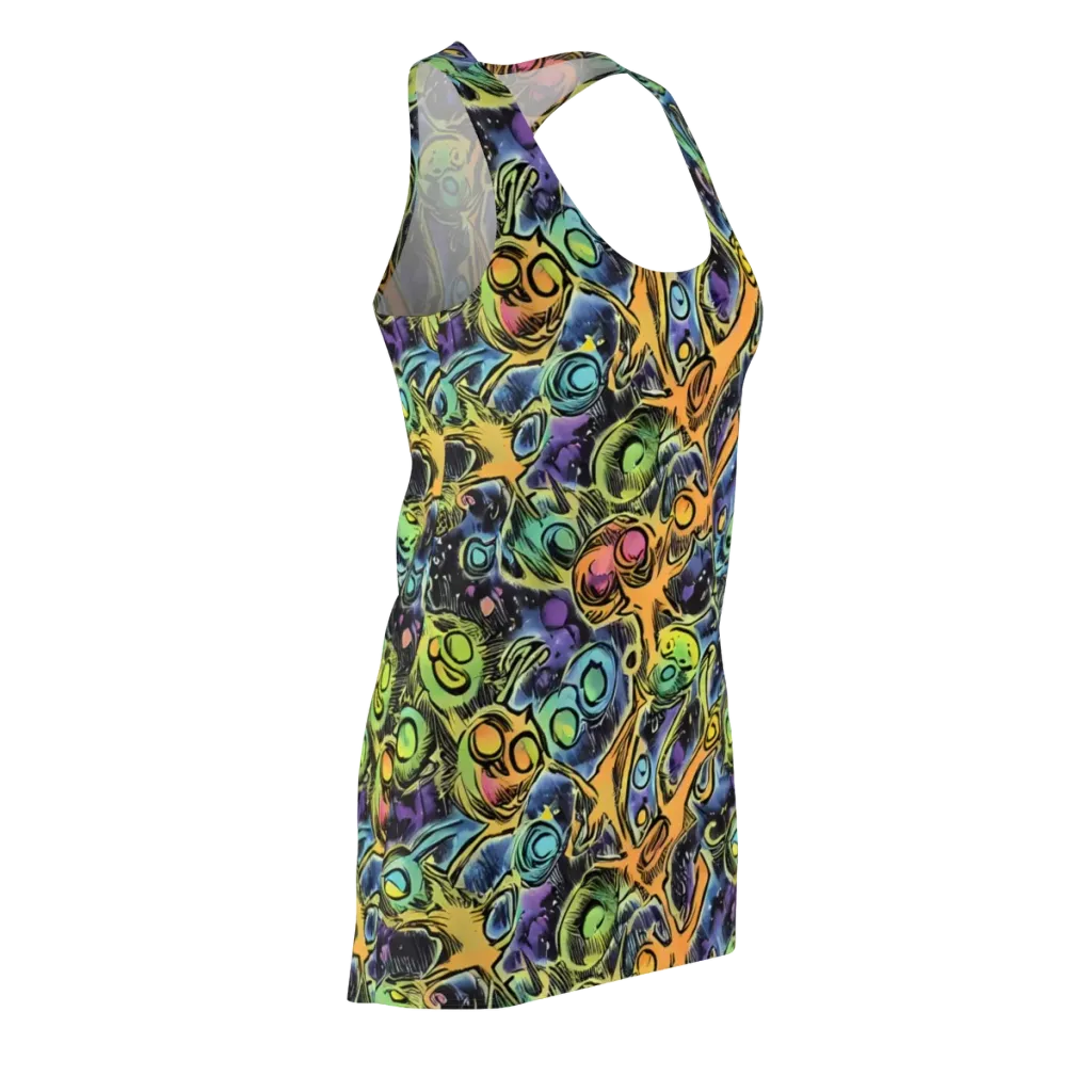 Psychedelic Relics on Racerback Dress — Front Side