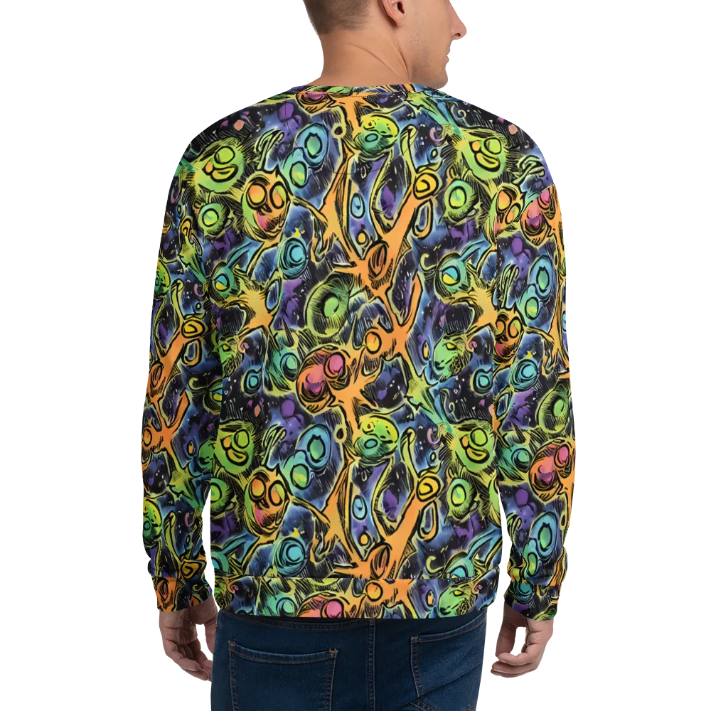 Psychedelic Relics on Sweatshirt — Back