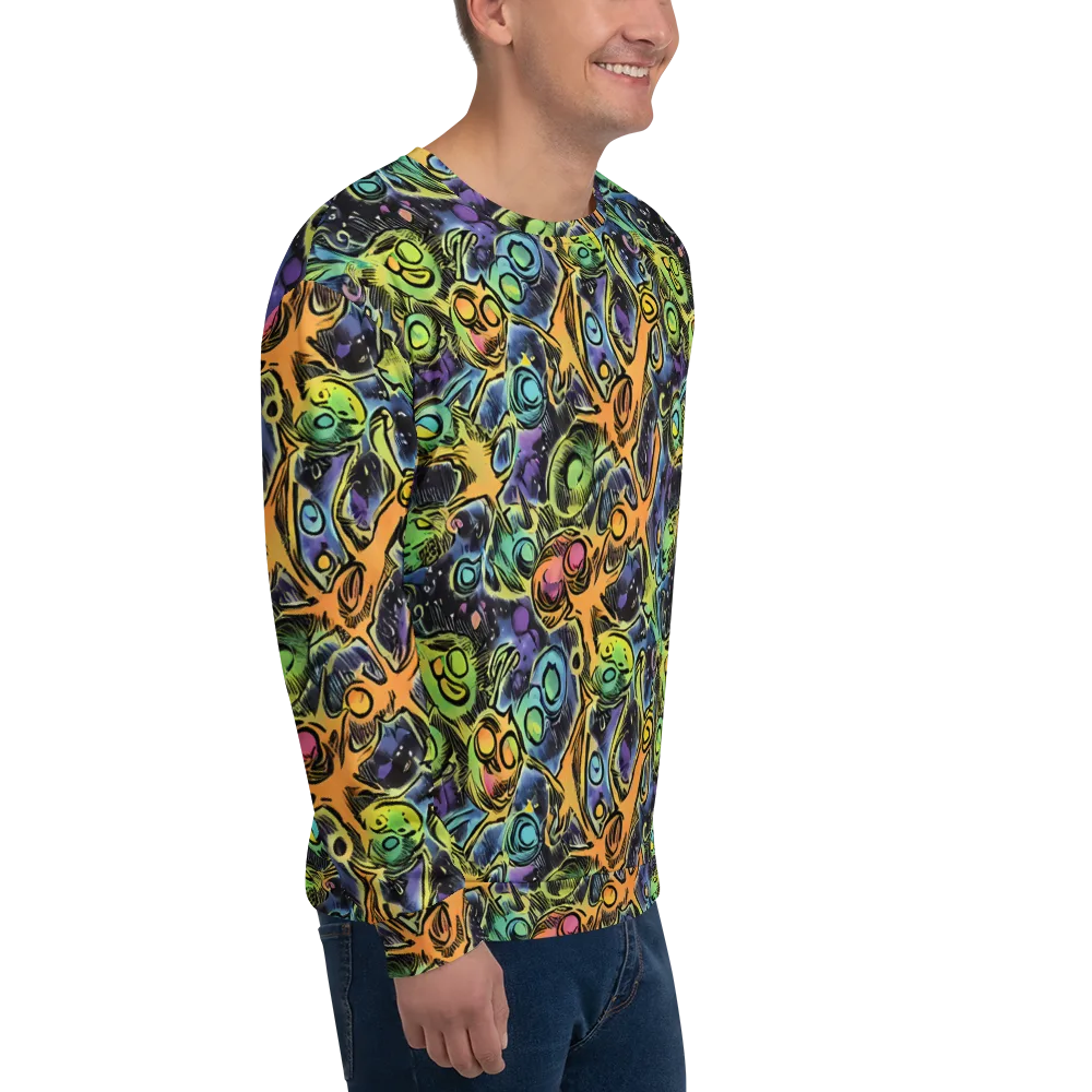 Psychedelic Relics on Sweatshirt — Right Front