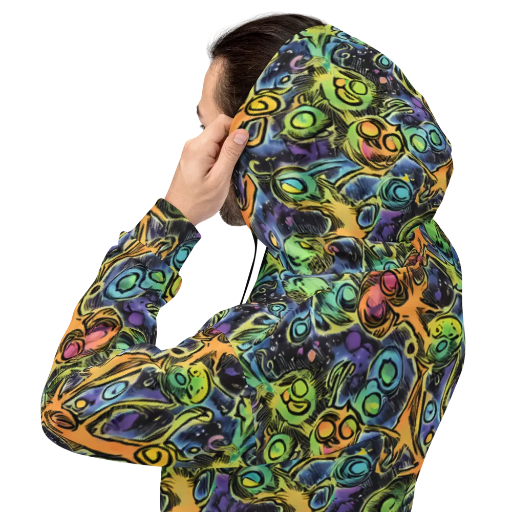 Psychedelic Relics on Hoodie — Back