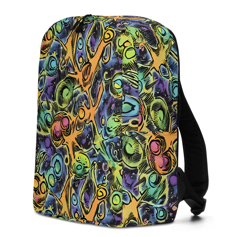 Psychedelic Relics on Minimalist Backpack — Left