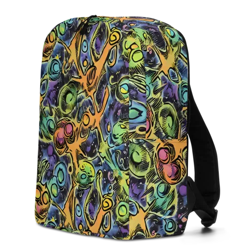 Psychedelic Relics on a Minimalist Backpack