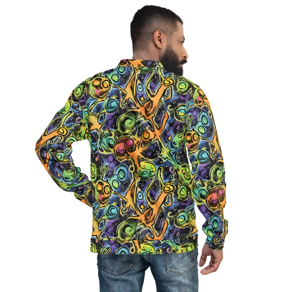 Psychedelic Relics on Bomber Jacket — Back