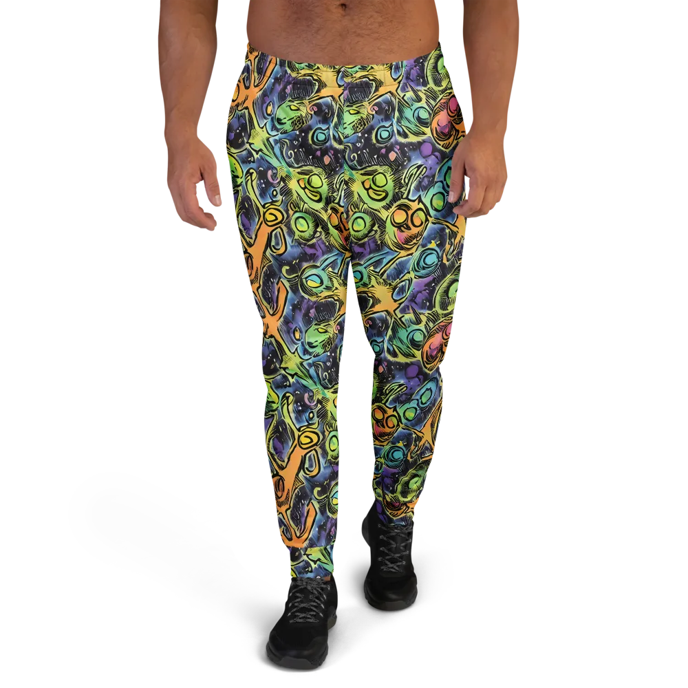 Psychedelic Relics on Men's Joggers — Front
