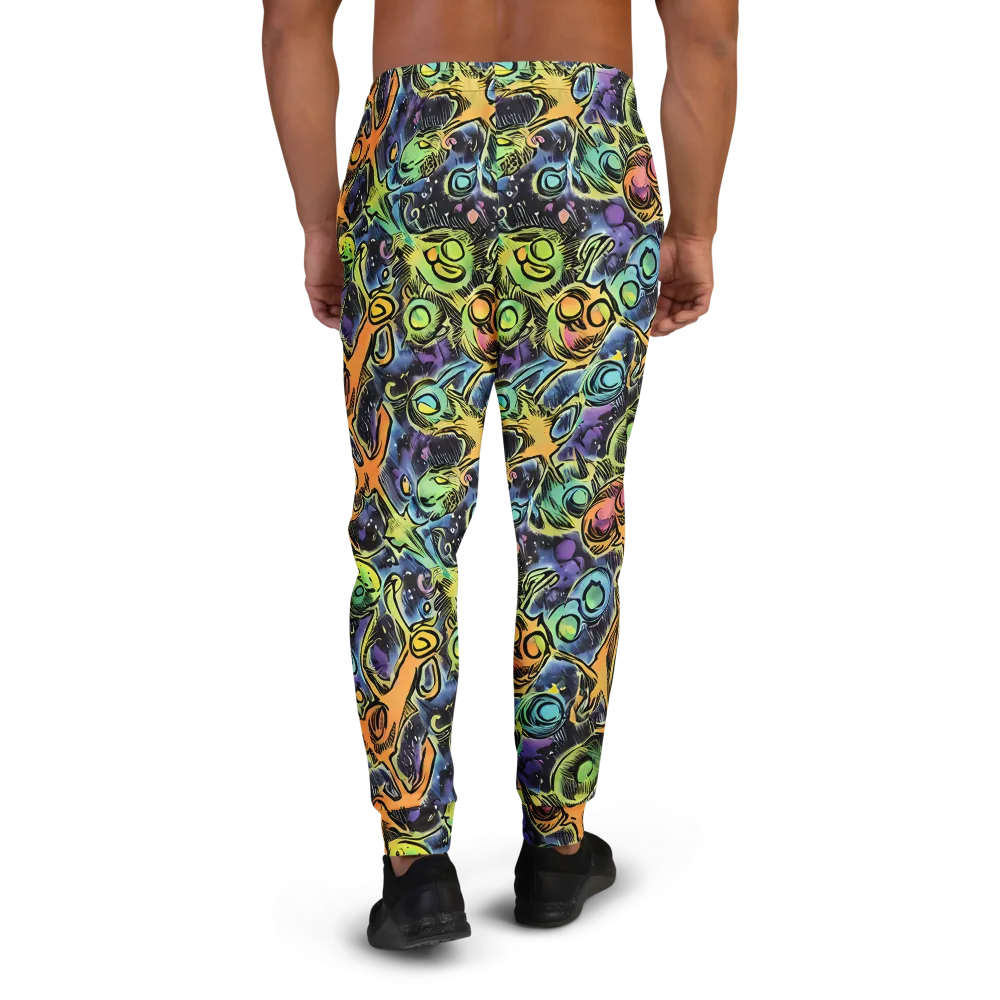 Psychedelic Relics on Men's Joggers — Back