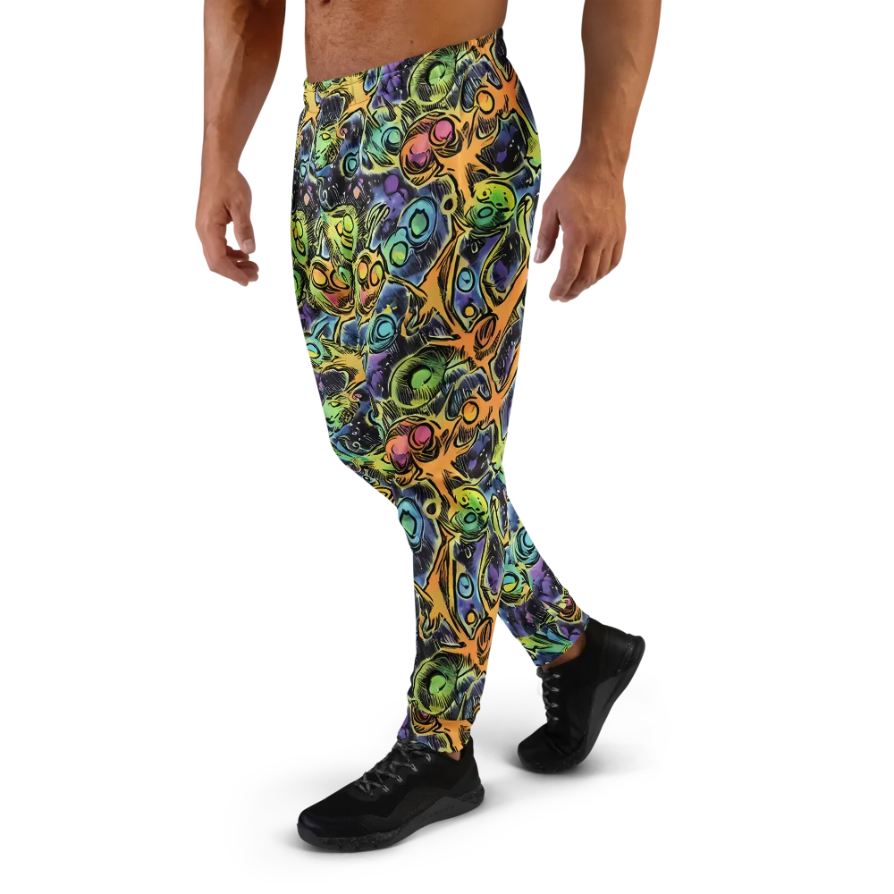 Psychedelic Relics on Men's Joggers — Left