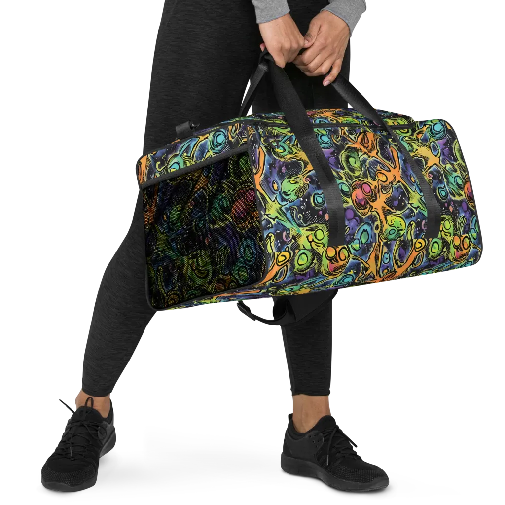 Psychedelic Relics on Duffle Bag — Right Front