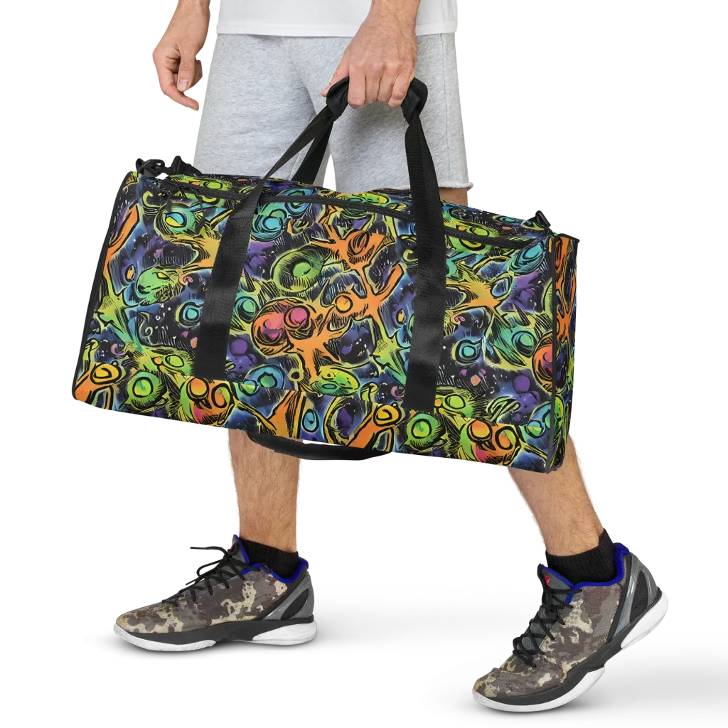 Psychedelic Relics on Duffle Bag — Front