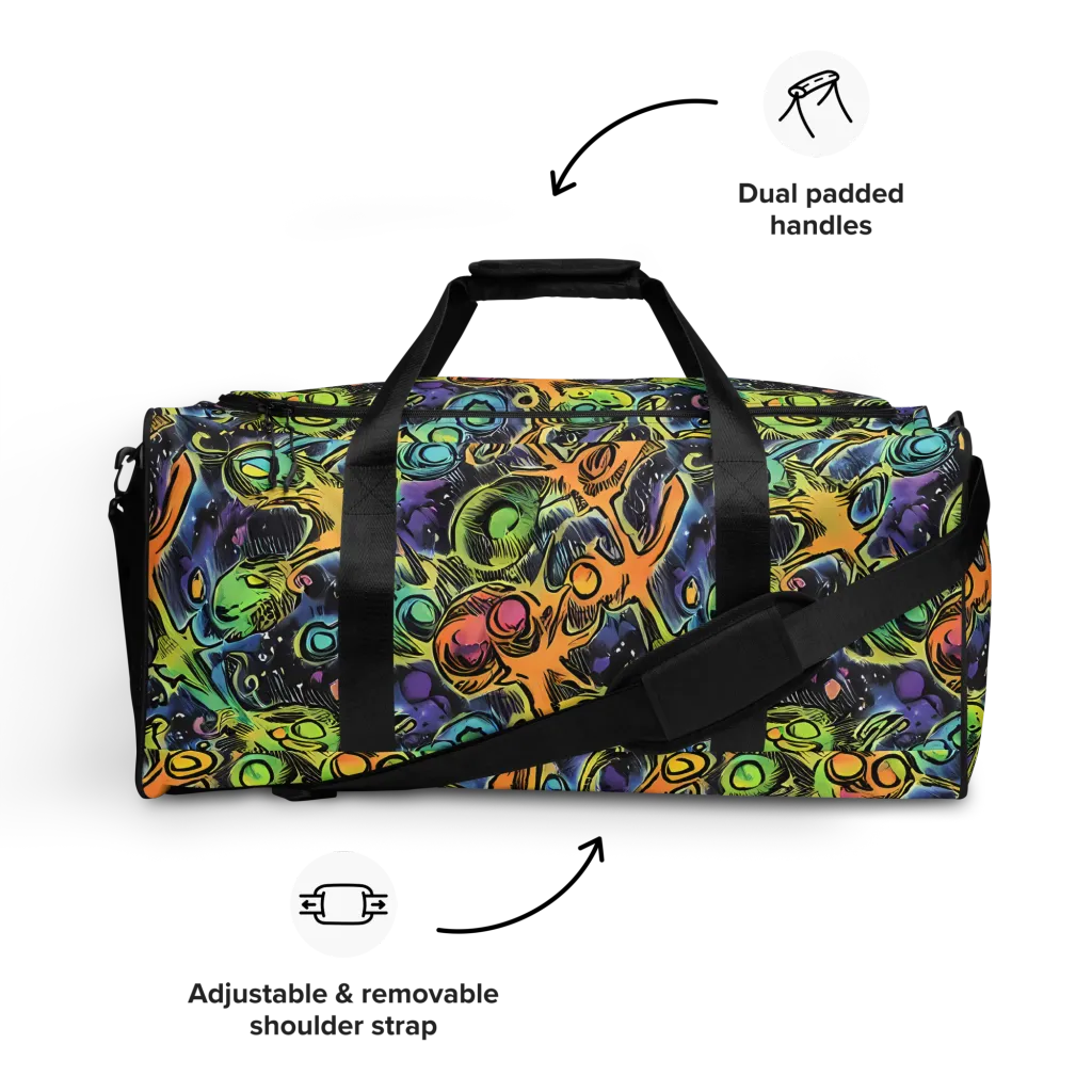 Psychedelic Relics on Duffle Bag — Front