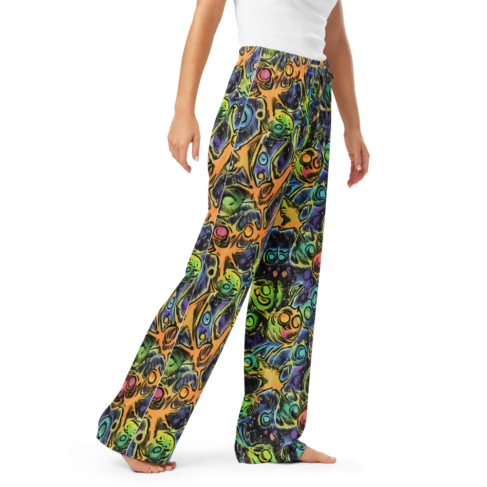 Psychedelic Relics on Women's Pajama Pants — Right Front