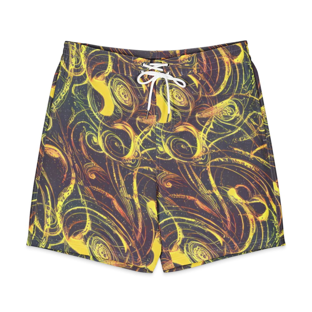 Lunar Riptide on Men's Board Shorts — Front