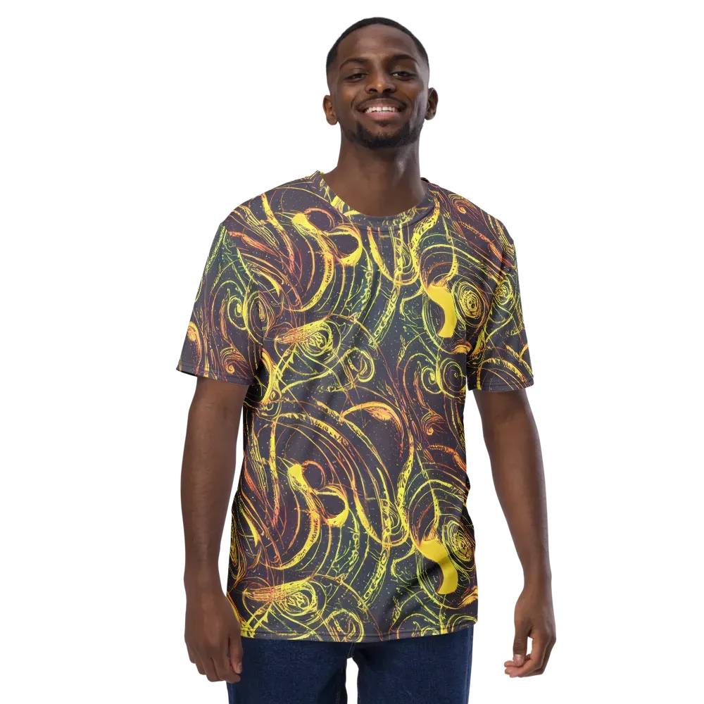 Lunar Riptide on Men's Crew Neck T-Shirt — Front