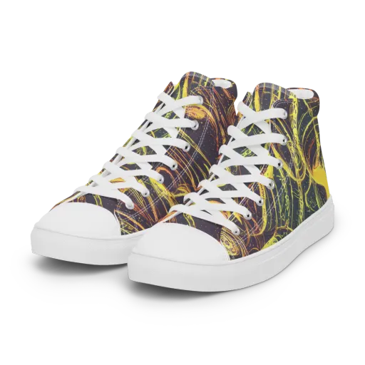 Lunar Riptide on a Women's High Top Canvas Shoes
